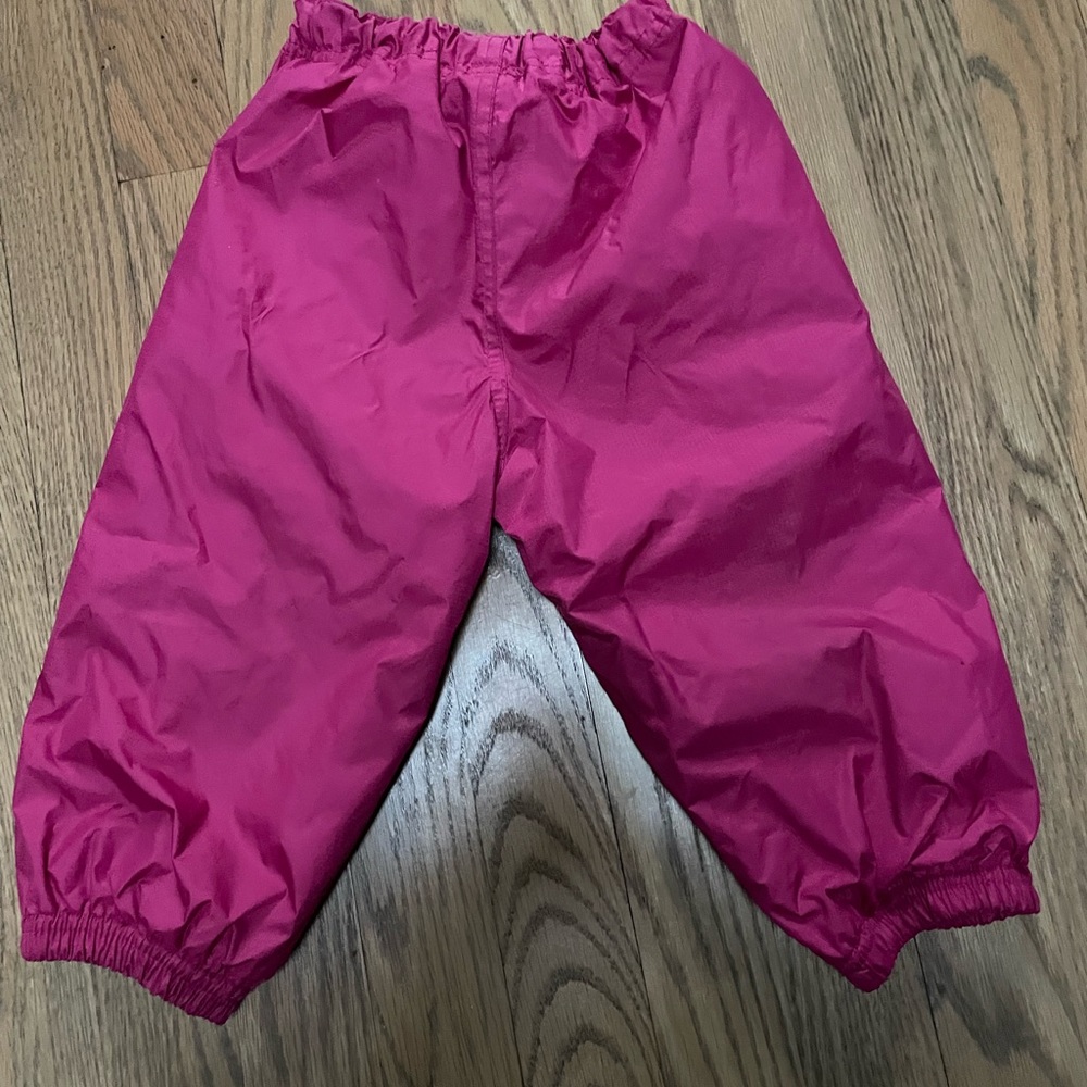 Waterproof nylon pants, size 18M